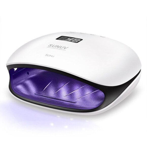 48W UV LED Nail Lamp, UV Light for Nails Compatible with All Gel Polish, 36 LEDS